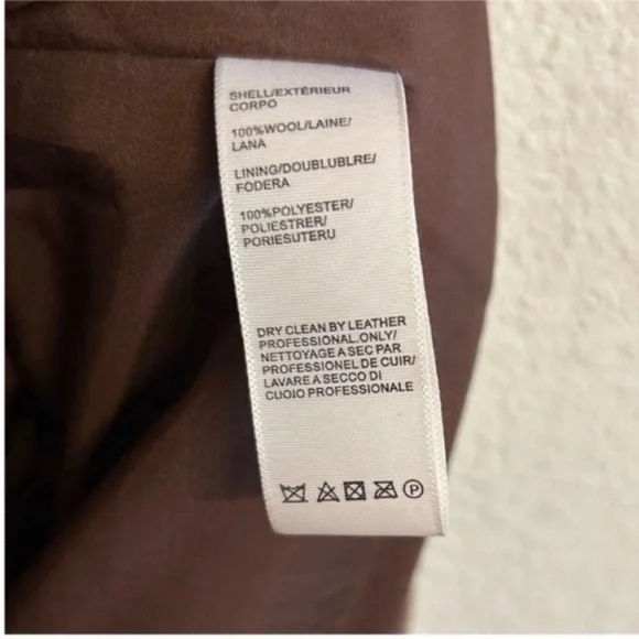 Rebecca Minkoff Long Wool Teddy Coat Brown - Picture 7 of 8